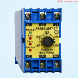 F3-440 FaseAlert-3® Estándar 440 V. Protector de Fallas de Voltaje Trifásico
