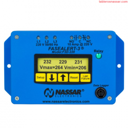 F3D-220 FaseAlert-3® Digital 220 V. Protector de Fallas de Voltaje Trifásico