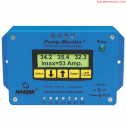 PM-31 Pump-Monitor® 220 V 80 Amp. Trifásico Protector Especial para Bomba