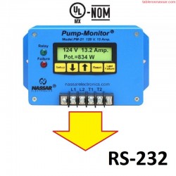 CS-232 Salida Serial RS-232 TTL para Fasealert-3 Digital y Pump Monitor