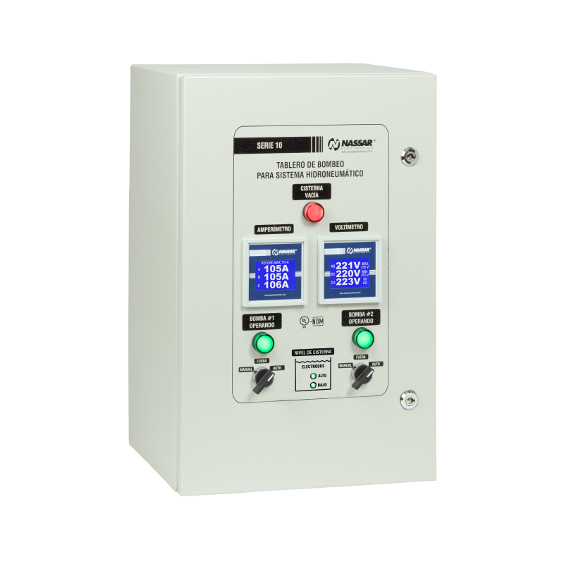 10-01-40-220* NASSAR, TABLERO DE CONTROL PARA HIDRONEUMÁTICO & ITEM-002715