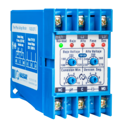 F3P-440 NASSAR, PROTECTOR DE FALLA DE VOLTAJE TRIFÁSICO FASEALERT-3 PLUS EN 440 V & ITEM-002109
