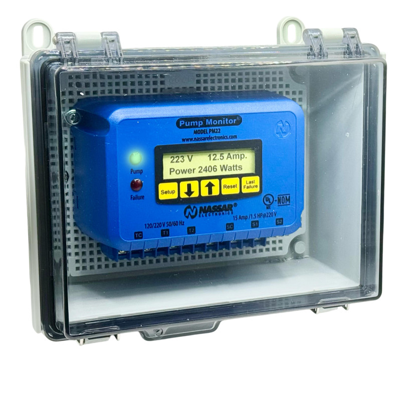 GP-22 NASSAR, CAJA DE PLASTICO CON TAPA TRANSPARENTE IP67  & ITEM-019099