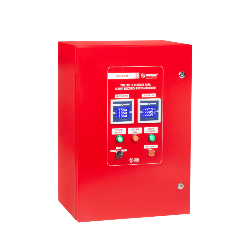 60-AS-100-220 NASSAR, TABLERO PARA BOMBA CONTRA INCENDIO CON MOTOR ELECTRICO A VOLTAJE REDUCIDO & ITEM-002277