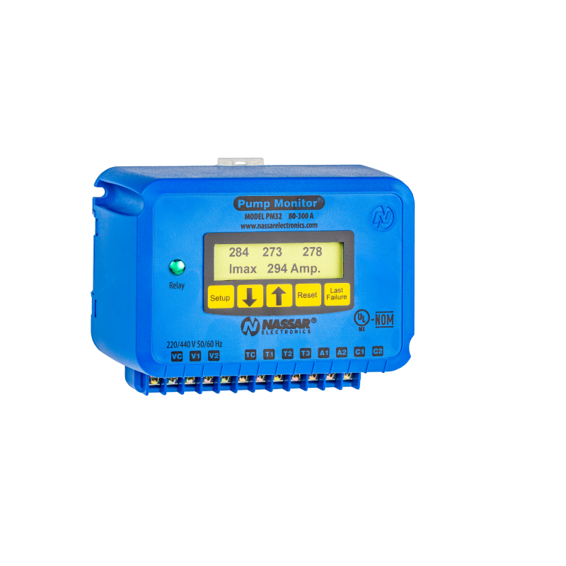 PM-32  NASSAR, PROTECTOR ESPECIAL PARA BOMBA PUMP-MONITOR 300 AMP TRIFÁSICO & ITEM-002076
