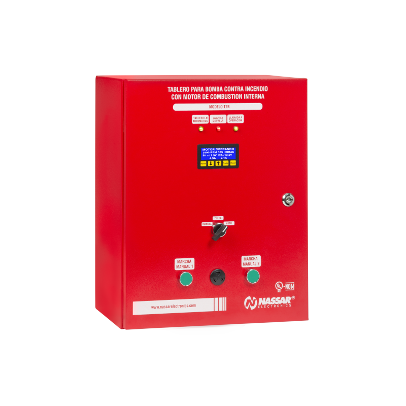 T2B-12 NASSAR, TABLERO PARA BOMBA CONTRA INCENDIO DE COMBUSTION INTERNA & ITEM-002060