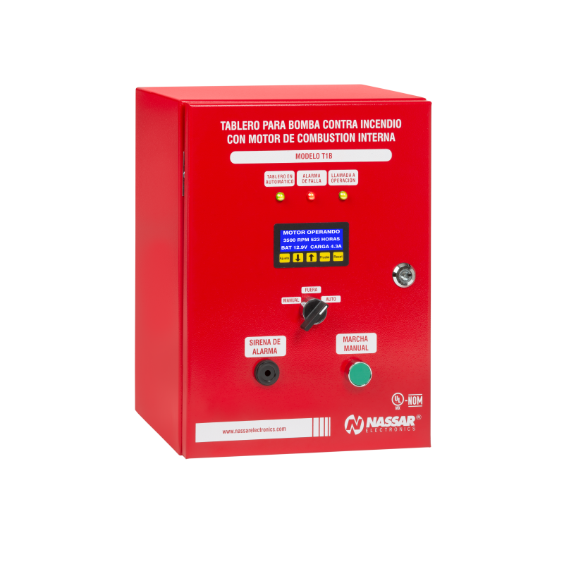 T1B-B NASSAR, TABLERO PARA BOMBA CONTRA INCENDIO DE COMBUSTION INTERNA & ITEM-002063